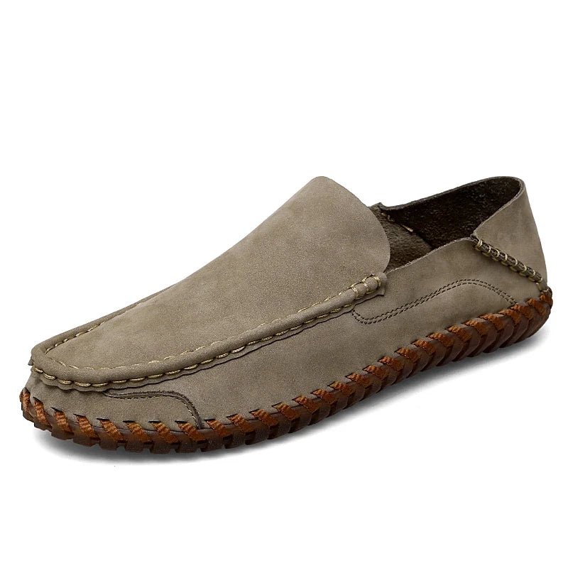 Rowan Leather or Suede Loafers with Cushioned Leather Insole and Non-Slip Rubber Outsole - The Southern AtelierSKU_1791063167000_740