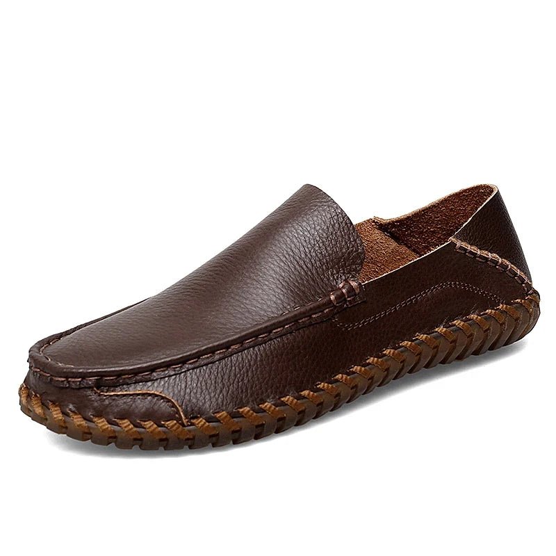 Rowan Leather or Suede Loafers with Cushioned Leather Insole and Non-Slip Rubber Outsole - The Southern AtelierSKU_1791063167000_740