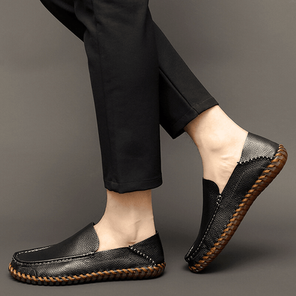 Rowan Leather or Suede Loafers with Cushioned Leather Insole and Non-Slip Rubber Outsole - The Southern AtelierSKU_1791063167000_740