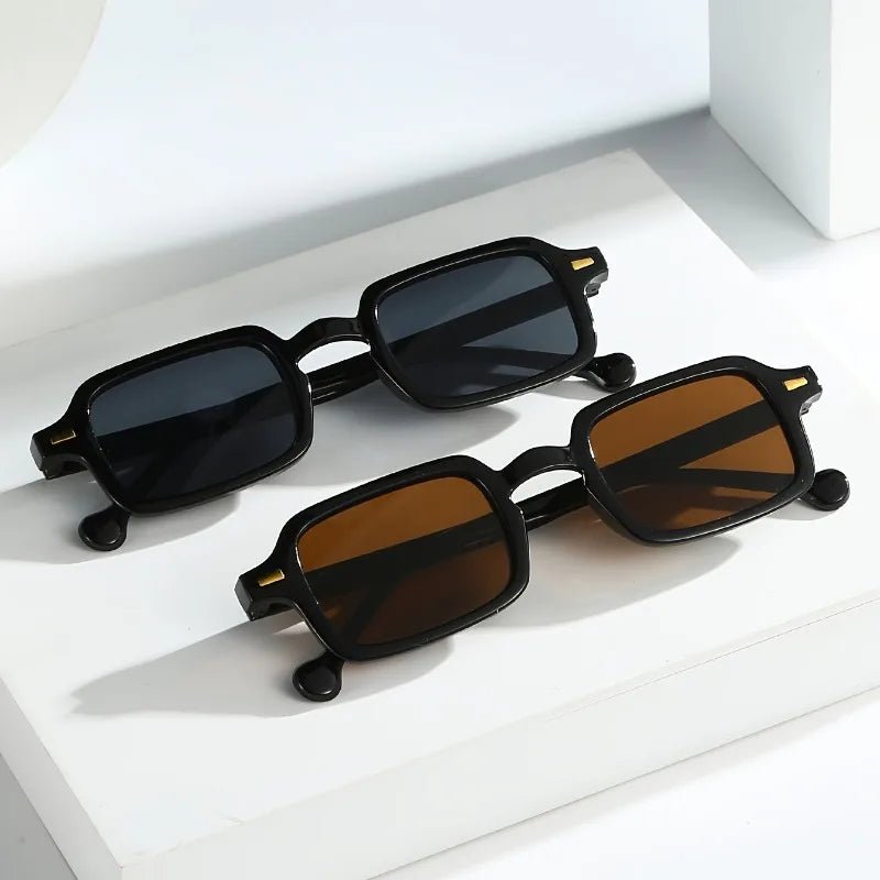 Rowan Retro Square Sunglasses in Durable, Lightweight Polycarbonate with Anti-Glare, Anti-Scratch Lenses - The Southern AtelierSKU_1791064263833_556