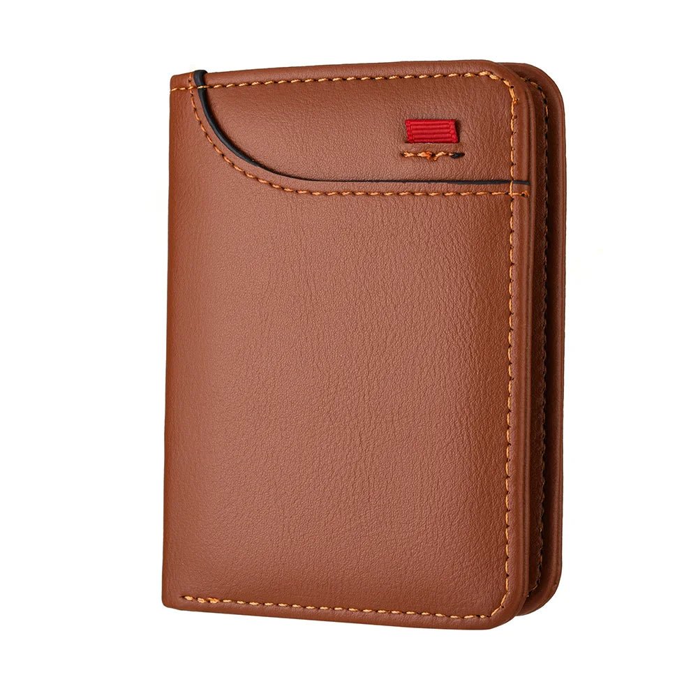 Rowan Slim Wallet in Smooth Leather with ID Window for Cards and Cash - The Southern AtelierSKU_1791062465987_128
