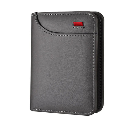 Rowan Slim Wallet in Smooth Leather with ID Window for Cards and Cash - The Southern AtelierSKU_1791062465987_774