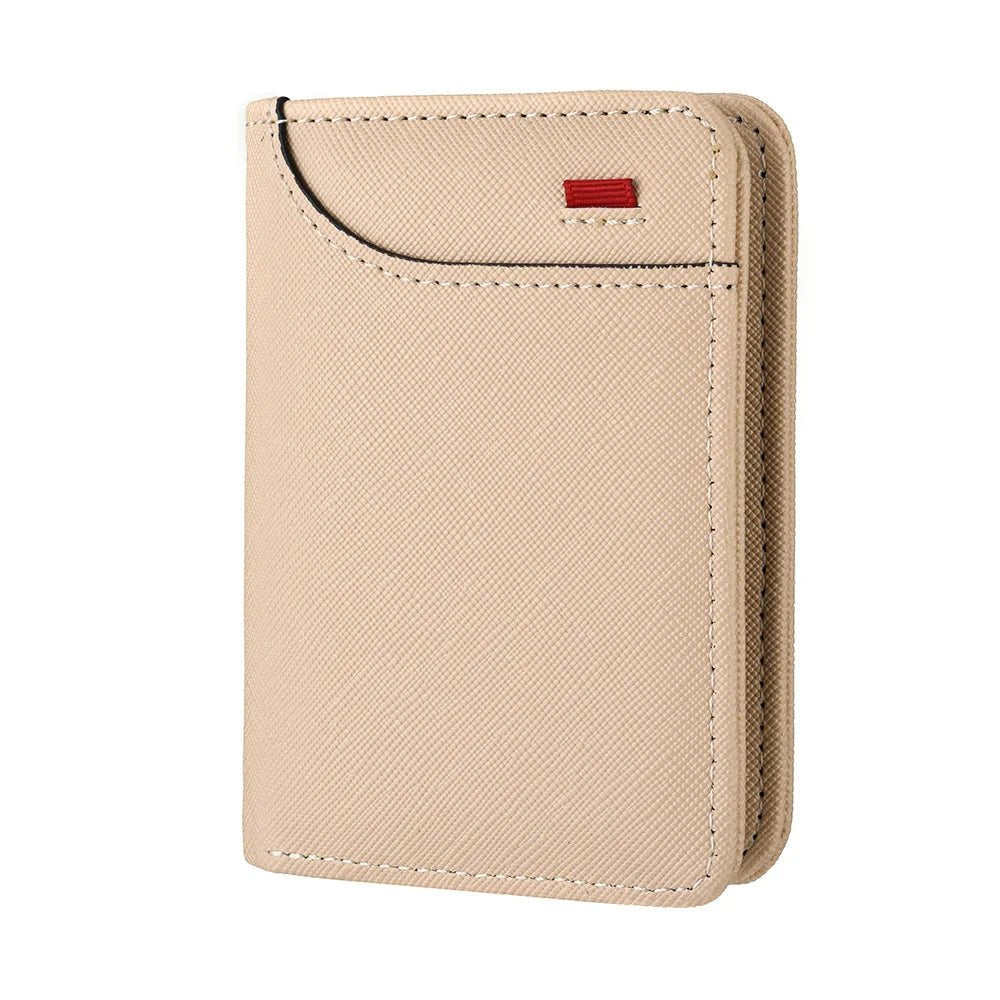 Rowan Slim Wallet in Smooth Leather with ID Window for Cards and Cash - The Southern AtelierSKU_1791062465987_865