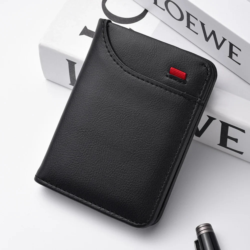 Rowan Slim Wallet in Smooth Leather with ID Window for Cards and Cash - The Southern AtelierSKU_1791062465987_865