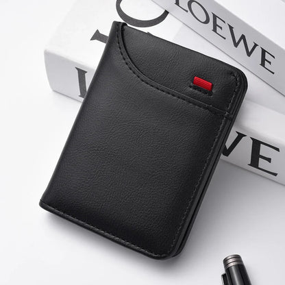 Rowan Slim Wallet in Smooth Leather with ID Window for Cards and Cash - The Southern AtelierSKU_1791062465987_865