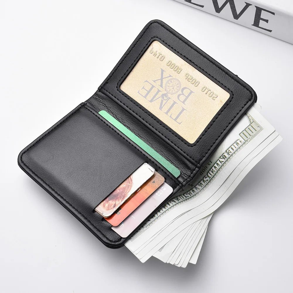 Rowan Slim Wallet in Smooth Leather with ID Window for Cards and Cash - The Southern AtelierSKU_1791062465987_865