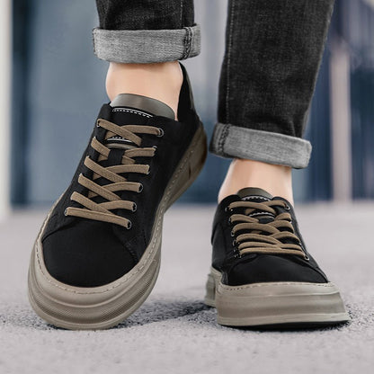 Rowan Sneakers in Breathable Canvas with Cushioned Insole for Everyday Wear - The Southern AtelierSKU_1791063902796_784