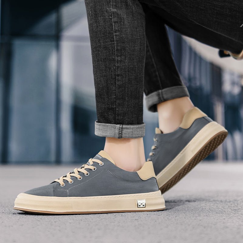 Rowan Sneakers in Breathable Canvas with Cushioned Insole for Everyday Wear - The Southern AtelierSKU_1791063902796_784