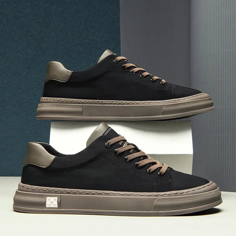 Rowan Sneakers in Breathable Canvas with Cushioned Insole for Everyday Wear - The Southern AtelierSKU_1791063902796_784