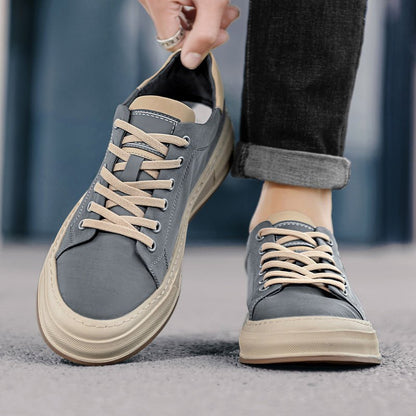 Rowan Sneakers in Breathable Canvas with Cushioned Insole for Everyday Wear - The Southern AtelierSKU_1791063902796_784