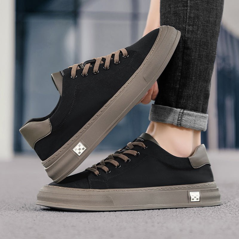 Rowan Sneakers in Breathable Canvas with Cushioned Insole for Everyday Wear - The Southern AtelierSKU_1791063902796_784