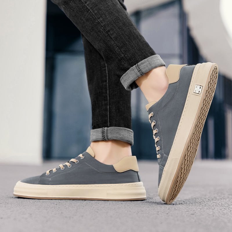 Rowan Sneakers in Breathable Canvas with Cushioned Insole for Everyday Wear - The Southern AtelierSKU_1791063902796_784