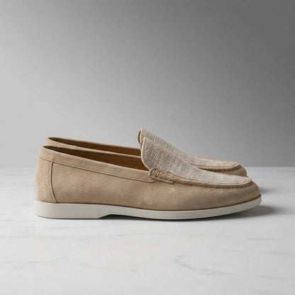 Rowan Suede and Canvas Loafers for Lightweight, Breathable Comfort - The Southern AtelierSKU_1791063883048_839