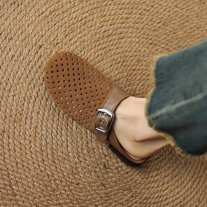 Rowan Suede Clogs with Leather Lining for All-Day Comfort - The Southern AtelierSKU_1791063570479_205