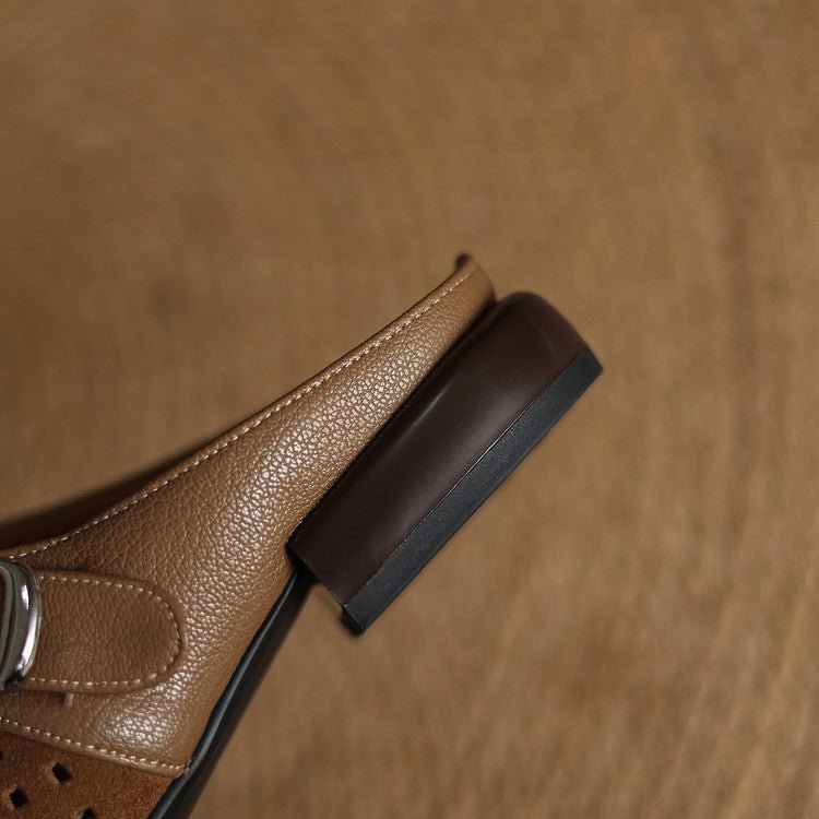 Rowan Suede Clogs with Leather Lining for All-Day Comfort - The Southern AtelierSKU_1791063570479_205