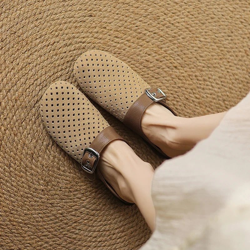 Rowan Suede Clogs with Leather Lining for All-Day Comfort - The Southern AtelierSKU_1791063570479_430