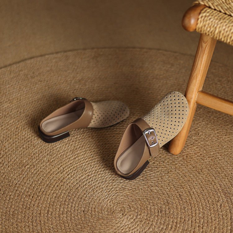 Rowan Suede Clogs with Leather Lining for All-Day Comfort - The Southern AtelierSKU_1791063570479_430