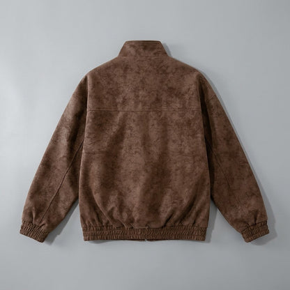 Rowan Suede Jacket with Full-Zip Front and Lined Interior for Everyday Wear - The Southern AtelierSKU_1791062774006_522
