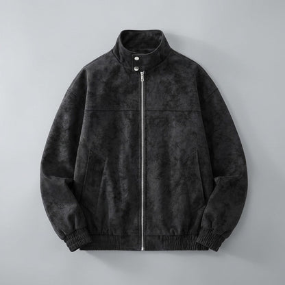 Rowan Suede Jacket with Full-Zip Front and Lined Interior for Everyday Wear - The Southern AtelierSKU_1791062774006_756