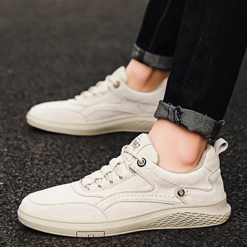 Rowan Suede Leather Sneakers with Breathable Lining and Cushioned Insole for All-Day Comfort - The Southern AtelierSKU_1791062379692_56