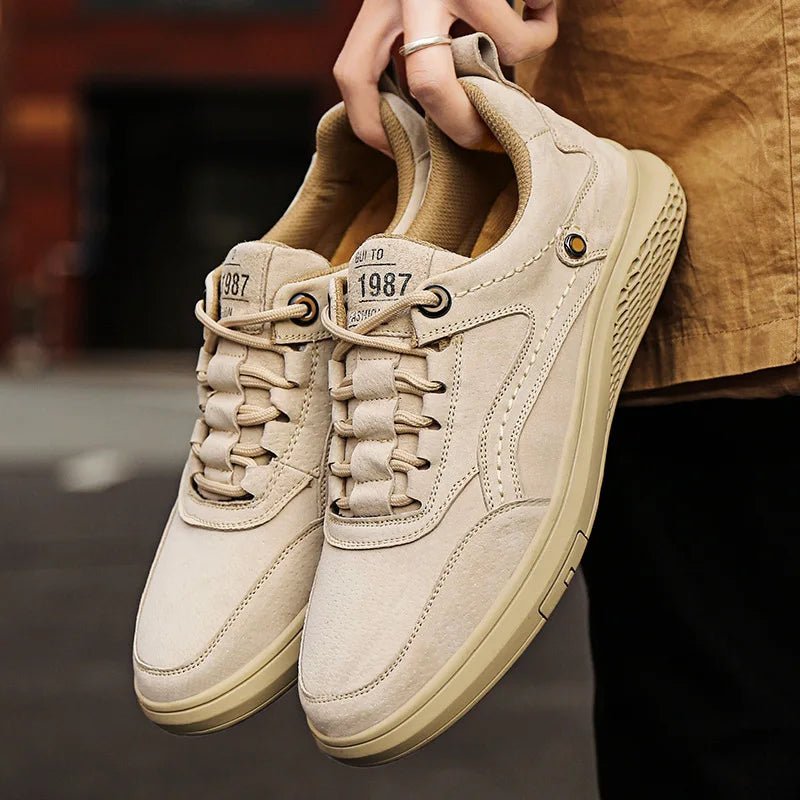 Rowan Suede Leather Sneakers with Breathable Lining and Cushioned Insole for All-Day Comfort - The Southern AtelierSKU_1791062379692_56