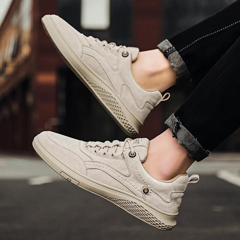 Rowan Suede Leather Sneakers with Breathable Lining and Cushioned Insole for All-Day Comfort - The Southern AtelierSKU_1791062379692_56