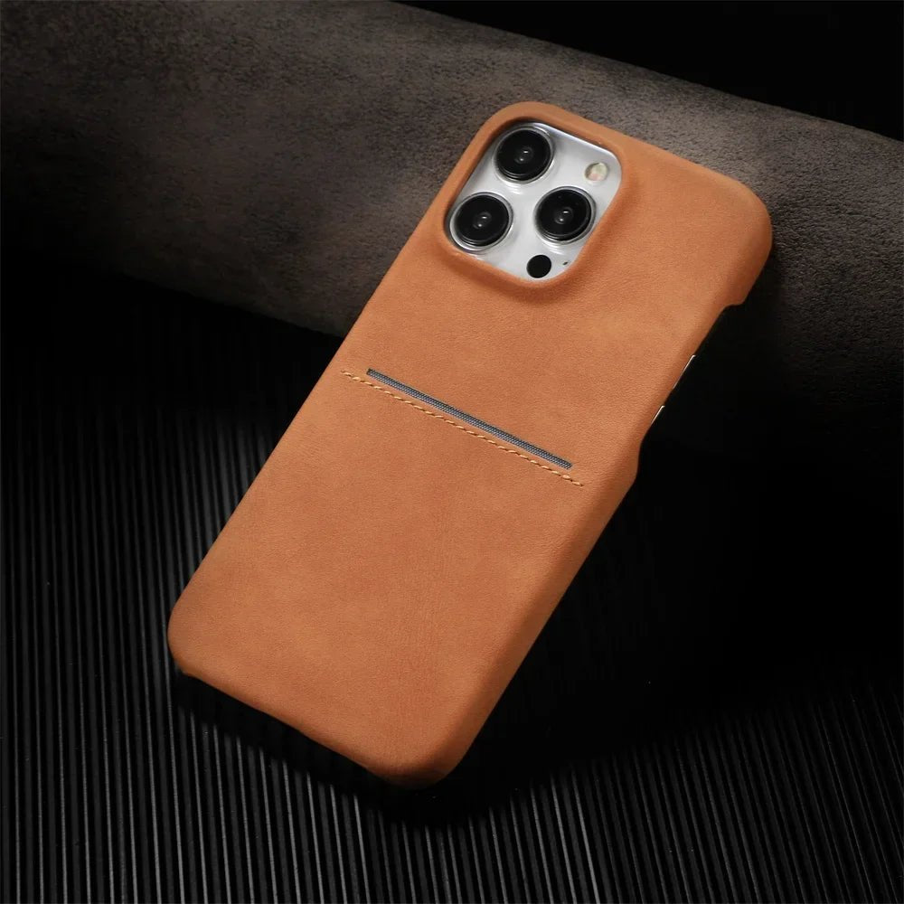 Rowan Suede-Like iPhone Case with Built-In Card Holder, Slim Profile, and Drop Protection - The Southern AtelierSKU_1791063574786_51
