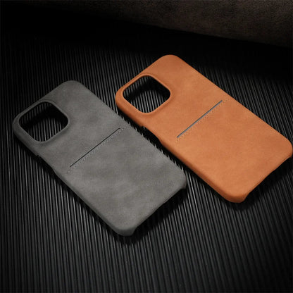 Rowan Suede-Like iPhone Case with Built-In Card Holder, Slim Profile, and Drop Protection - The Southern AtelierSKU_1791063574786_51
