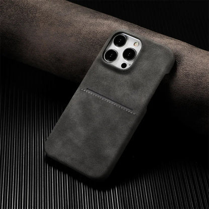 Rowan Suede-Like iPhone Case with Built-In Card Holder, Slim Profile, and Drop Protection - The Southern AtelierSKU_1791063574786_603