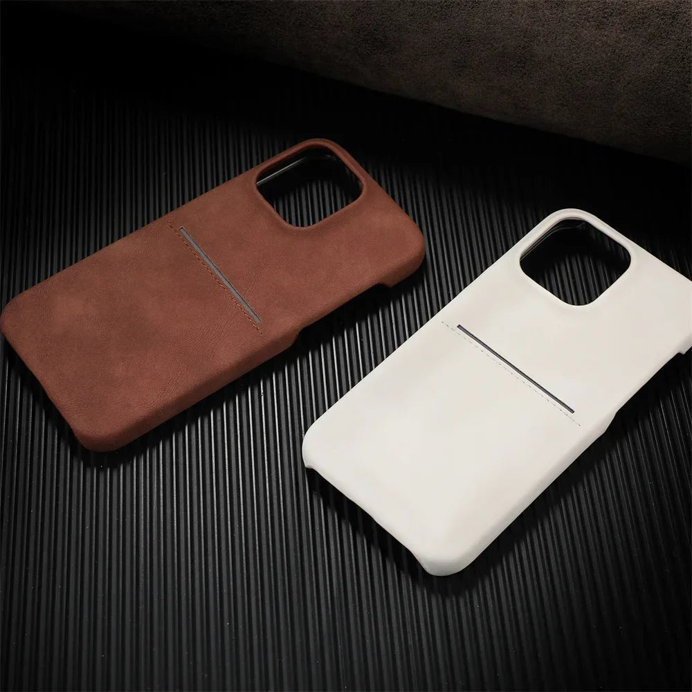 Rowan Suede-Like iPhone Case with Built-In Card Holder, Slim Profile, and Drop Protection - The Southern AtelierSKU_1791063574786_964