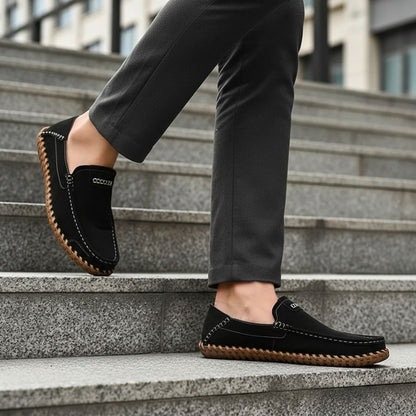 Rowan Suede Loafers with Cushioned Insole and Lightweight Design for Everyday Comfort - The Southern AtelierSKU_1791063081846_110
