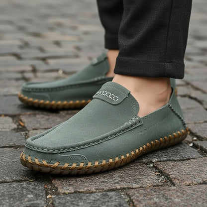 Rowan Suede Loafers with Cushioned Insole and Lightweight Design for Everyday Comfort - The Southern AtelierSKU_1791063081846_283