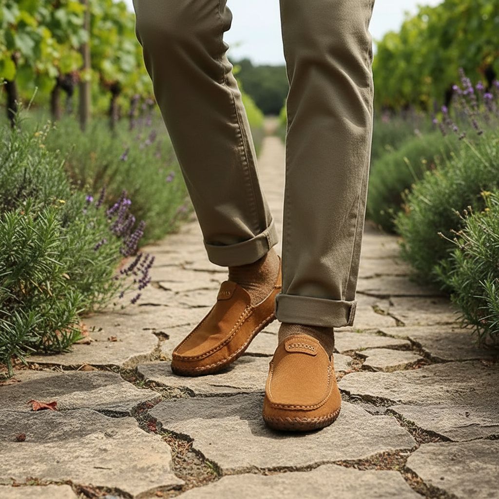 Rowan Suede Loafers with Cushioned Insole and Lightweight Design for Everyday Comfort - The Southern AtelierSKU_1791063081846_66