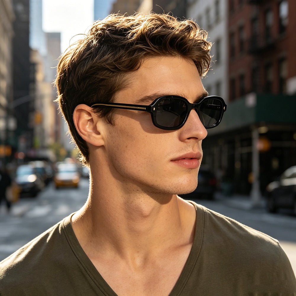 Rowan Unisex Square Sunglasses with UV400 Protection for Lightweight All-Day Comfort - The Southern AtelierSKU_1791063489583_96