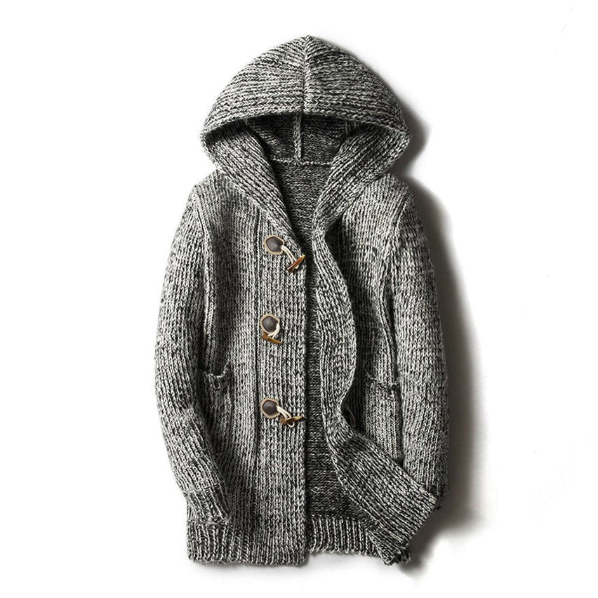 Rowan Wool-Blend Cardigan with Oversized Hood and Pockets for Cold-Weather Layering - The Southern AtelierSKU_1791062371404_106