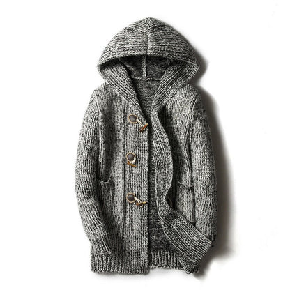 Rowan Wool-Blend Cardigan with Oversized Hood and Pockets for Cold-Weather Layering - The Southern AtelierSKU_1791062371404_106