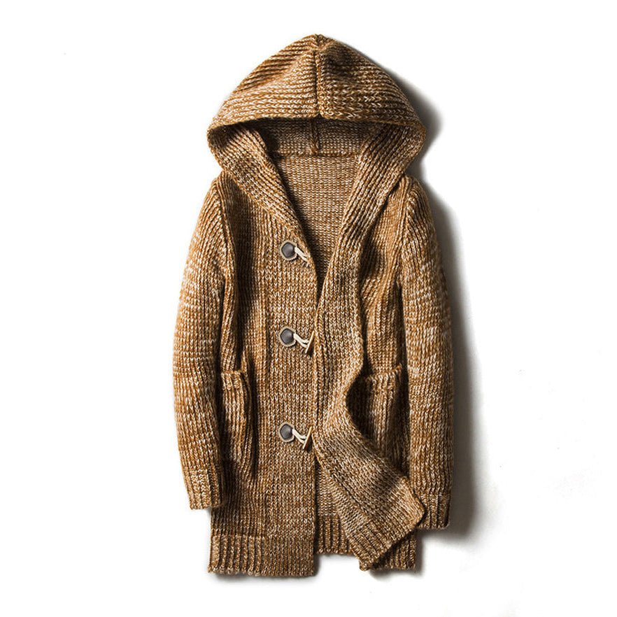 Rowan Wool-Blend Cardigan with Oversized Hood and Pockets for Cold-Weather Layering - The Southern AtelierSKU_1791062371404_499