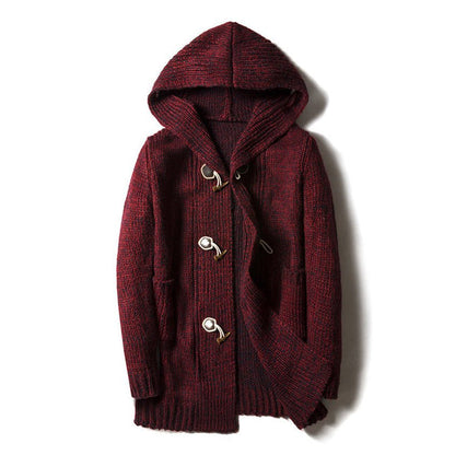 Rowan Wool-Blend Cardigan with Oversized Hood and Pockets for Cold-Weather Layering - The Southern AtelierSKU_1791062371404_817