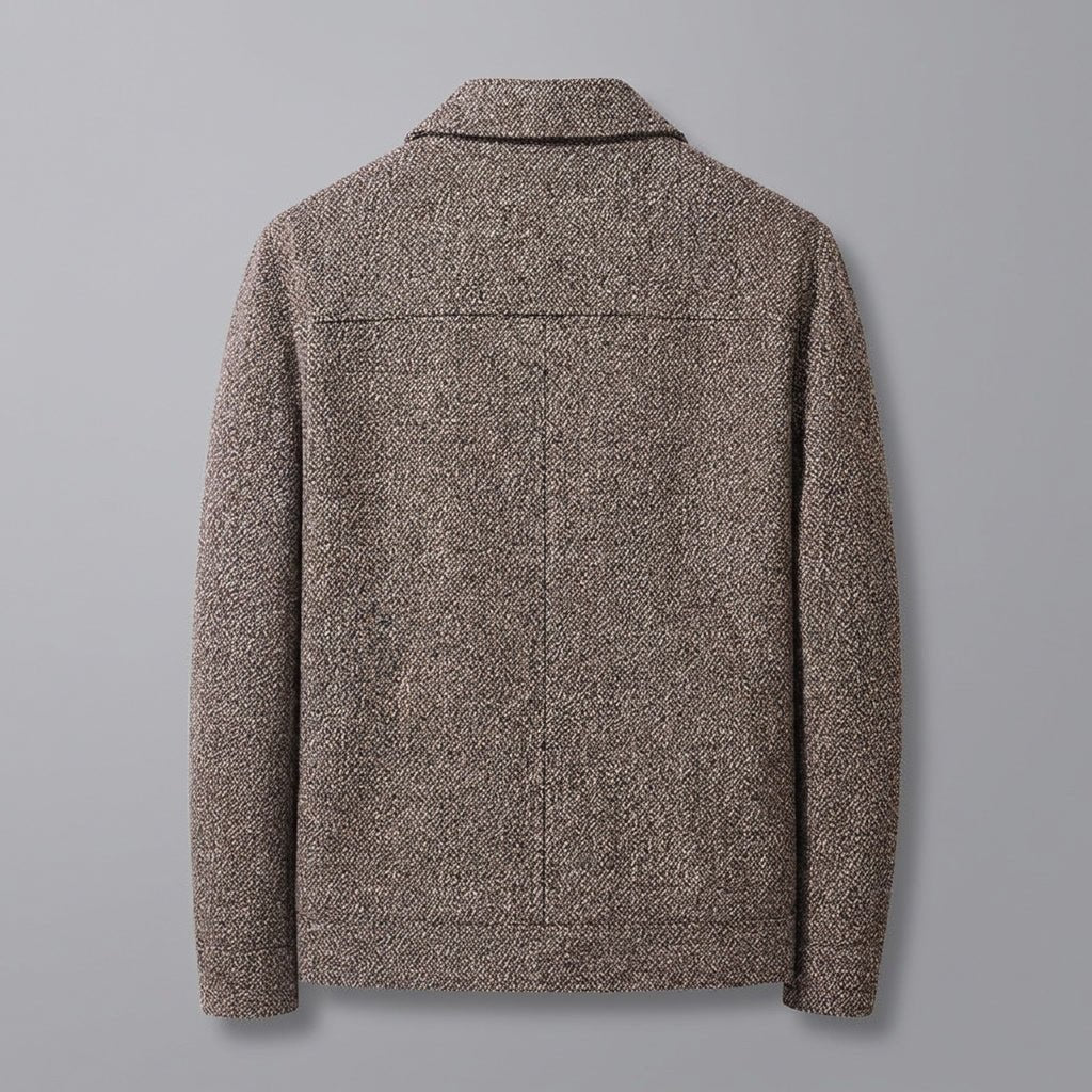 Rowan Wool-Blend Knit Relaxed Fit Full-Zip Jacket with Soft Lining for Autumn-to-Winter Layering - The Southern AtelierSKU_1791062445444_509