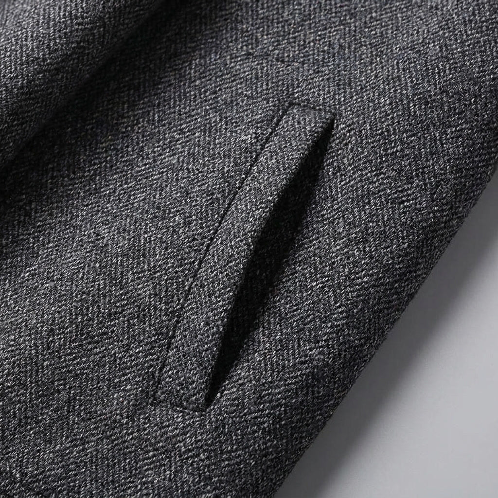Rowan Wool-Blend Knit Relaxed Fit Full-Zip Jacket with Soft Lining for Autumn-to-Winter Layering - The Southern AtelierSKU_1791062445444_649
