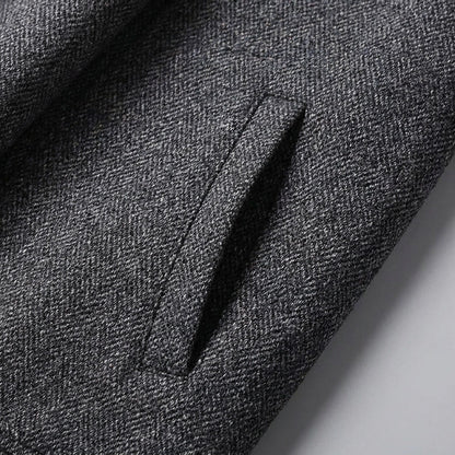 Rowan Wool-Blend Knit Relaxed Fit Full-Zip Jacket with Soft Lining for Autumn-to-Winter Layering - The Southern AtelierSKU_1791062445444_649