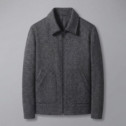 Rowan Wool-Blend Knit Relaxed Fit Full-Zip Jacket with Soft Lining for Autumn-to-Winter Layering - The Southern AtelierSKU_1791062445444_649