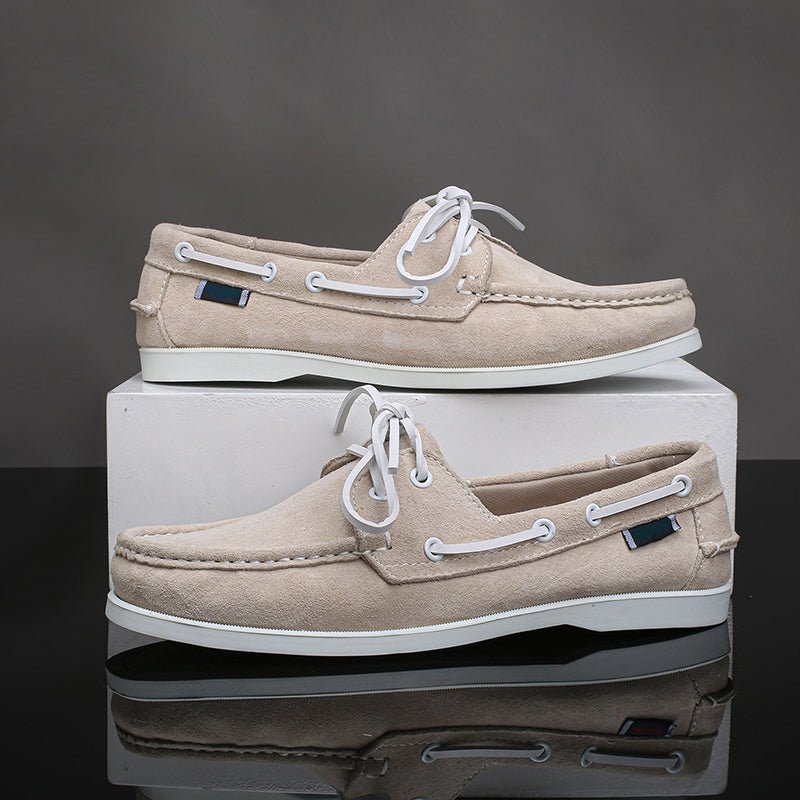 Seabrook Boat Shoes in Genuine Suede for All-Day Comfort and Non-Slip Grip - The Southern AtelierSKU_1791063529302_270
