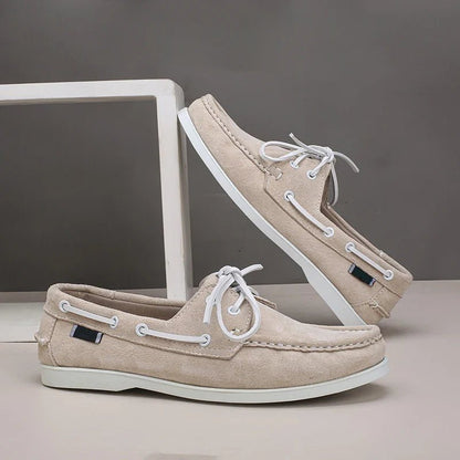 Seabrook Boat Shoes in Genuine Suede for All-Day Comfort and Non-Slip Grip - The Southern AtelierSKU_1791063529302_270