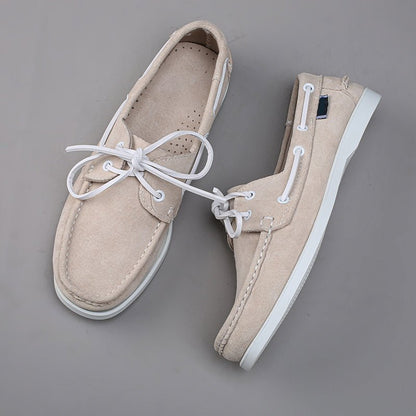 Seabrook Boat Shoes in Genuine Suede for All-Day Comfort and Non-Slip Grip - The Southern AtelierSKU_1791063529302_270