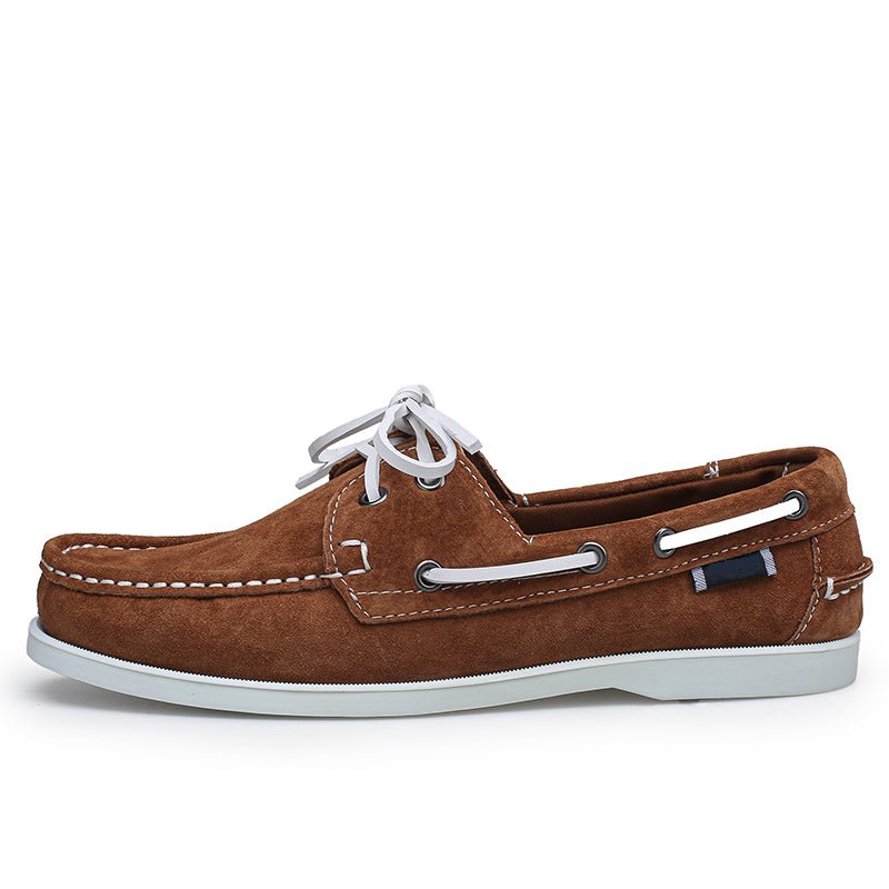 Seabrook Boat Shoes in Genuine Suede for All-Day Comfort and Non-Slip Grip - The Southern AtelierSKU_1791063529302_541