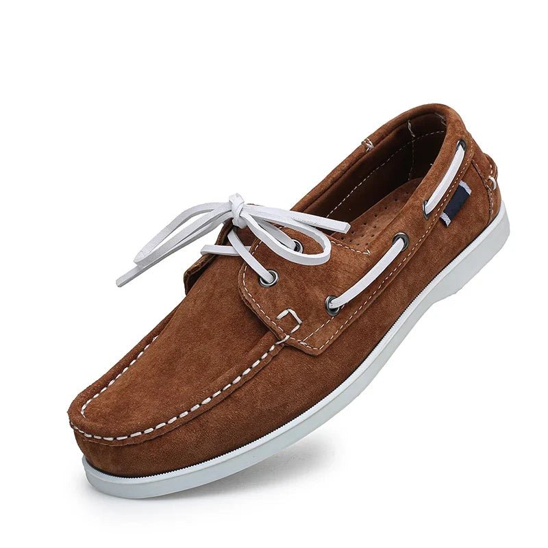Seabrook Boat Shoes in Genuine Suede for All-Day Comfort and Non-Slip Grip - The Southern AtelierSKU_1791063529302_541