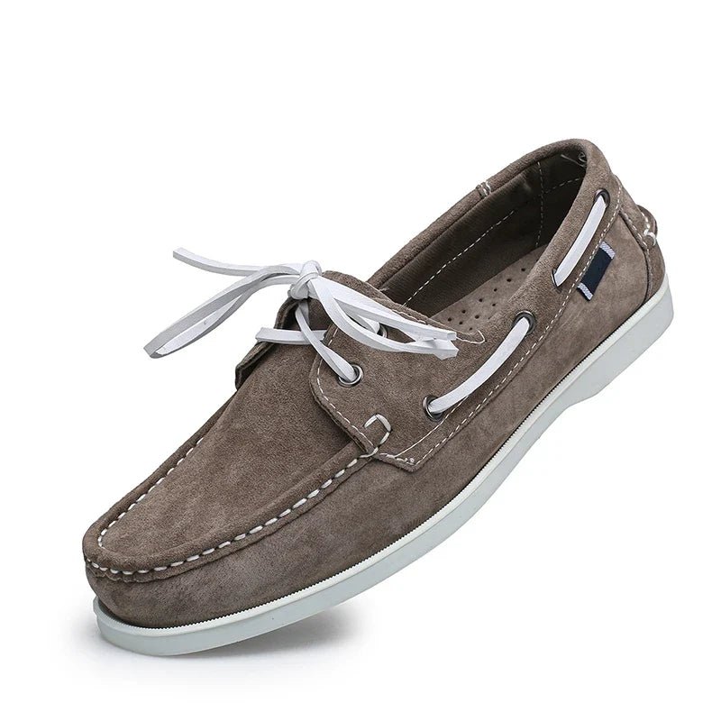 Seabrook Boat Shoes in Genuine Suede for All-Day Comfort and Non-Slip Grip - The Southern AtelierSKU_1791063529302_541