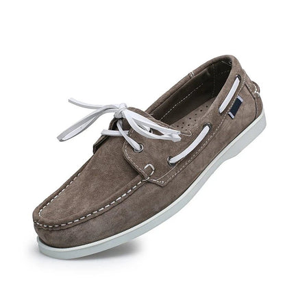 Seabrook Boat Shoes in Genuine Suede for All-Day Comfort and Non-Slip Grip - The Southern AtelierSKU_1791063529302_541