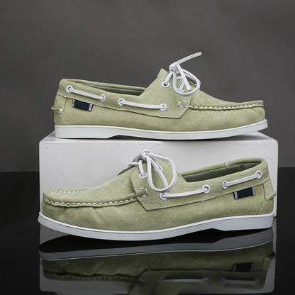 Seabrook Boat Shoes in Genuine Suede for All-Day Comfort and Non-Slip Grip - The Southern AtelierSKU_1791063529302_541